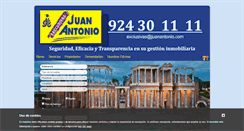 Desktop Screenshot of juanantonio.com