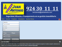 Tablet Screenshot of juanantonio.com
